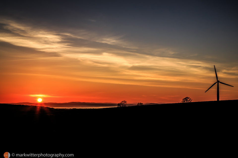 Solway First Sunset Lake District