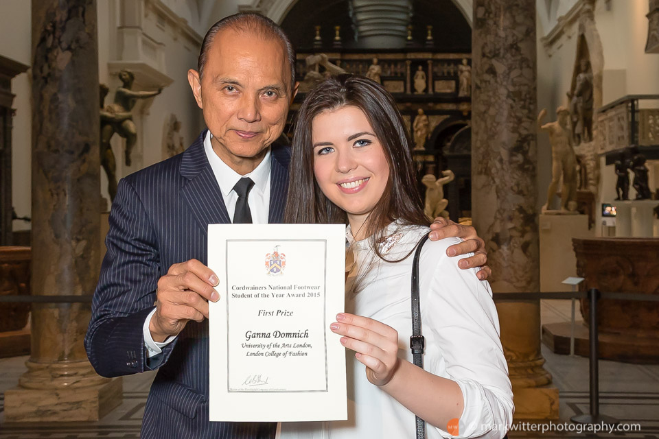 Jimmy Choo at the Footwear Student of the Year Awards 2015