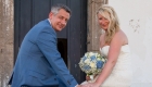 Wedding Photography FAQ's Bride and groom on wall