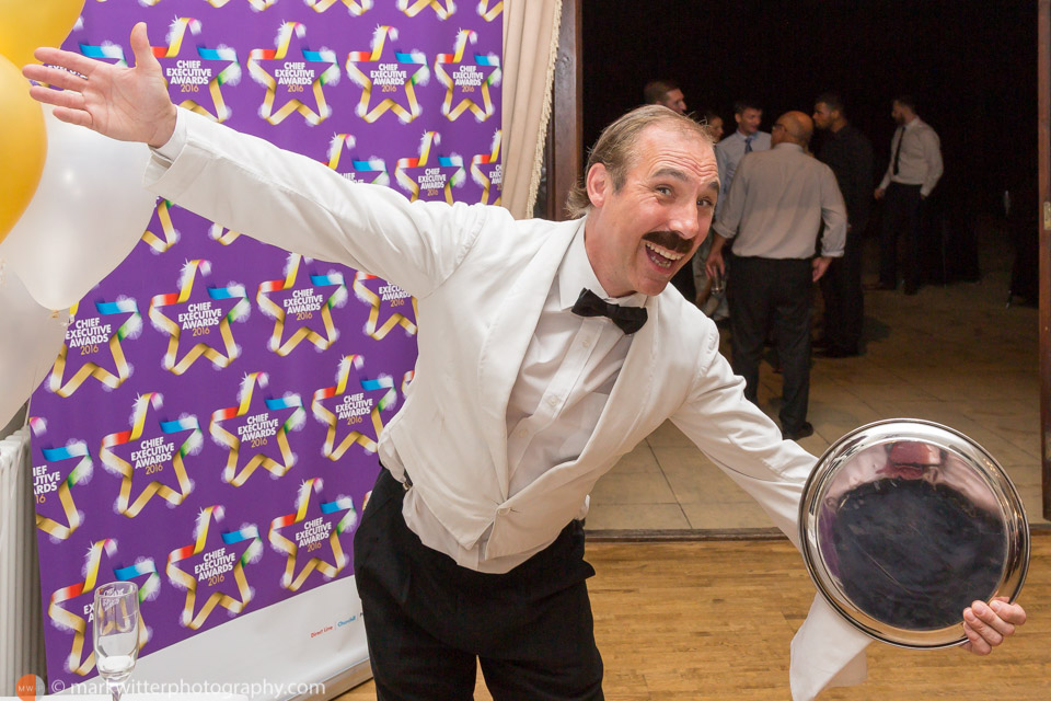 Event Photographer London and Ipswich Manuel with tray