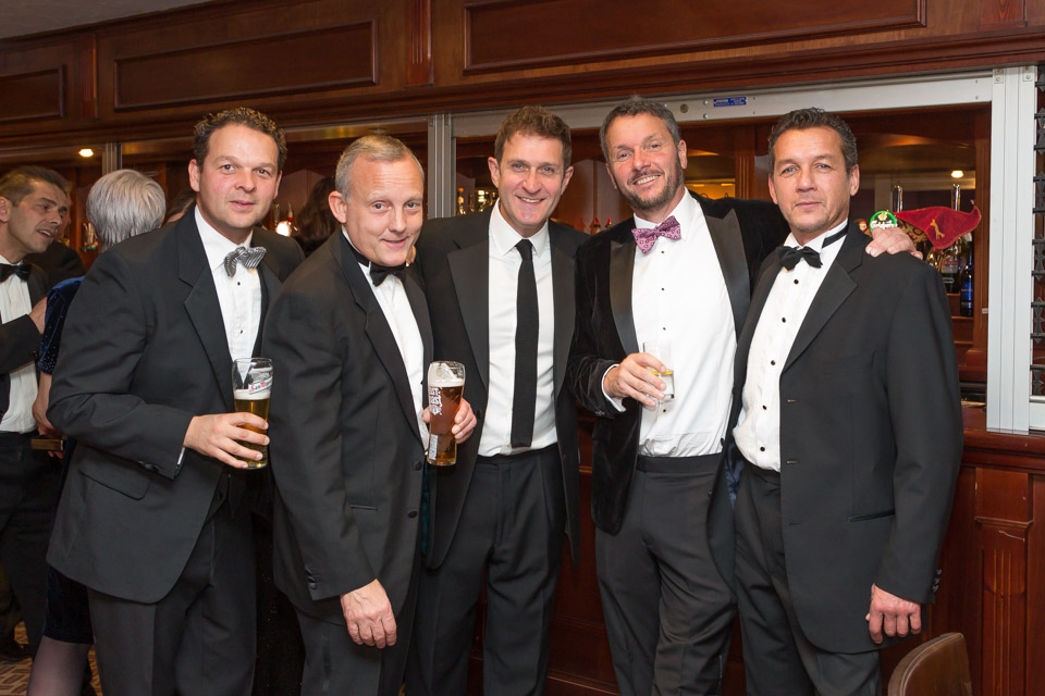 Black Tie Events group at the bar